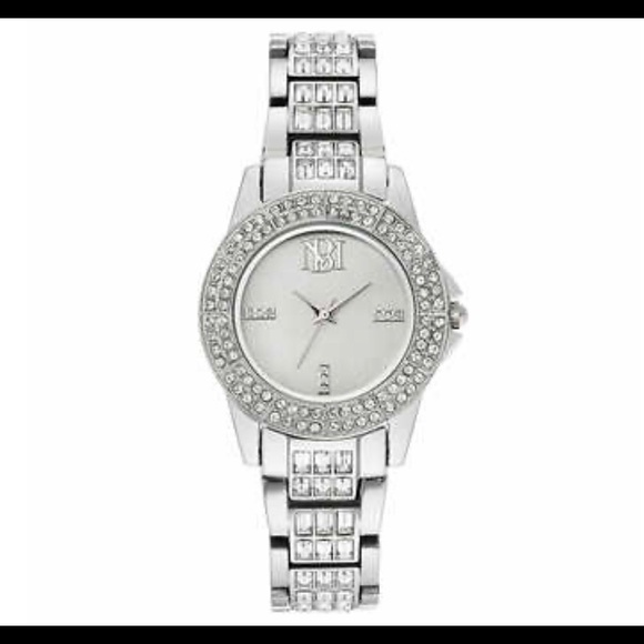 Badgley Mischka Swarovski Crystal Ladies Watch - Picture 2 of 5